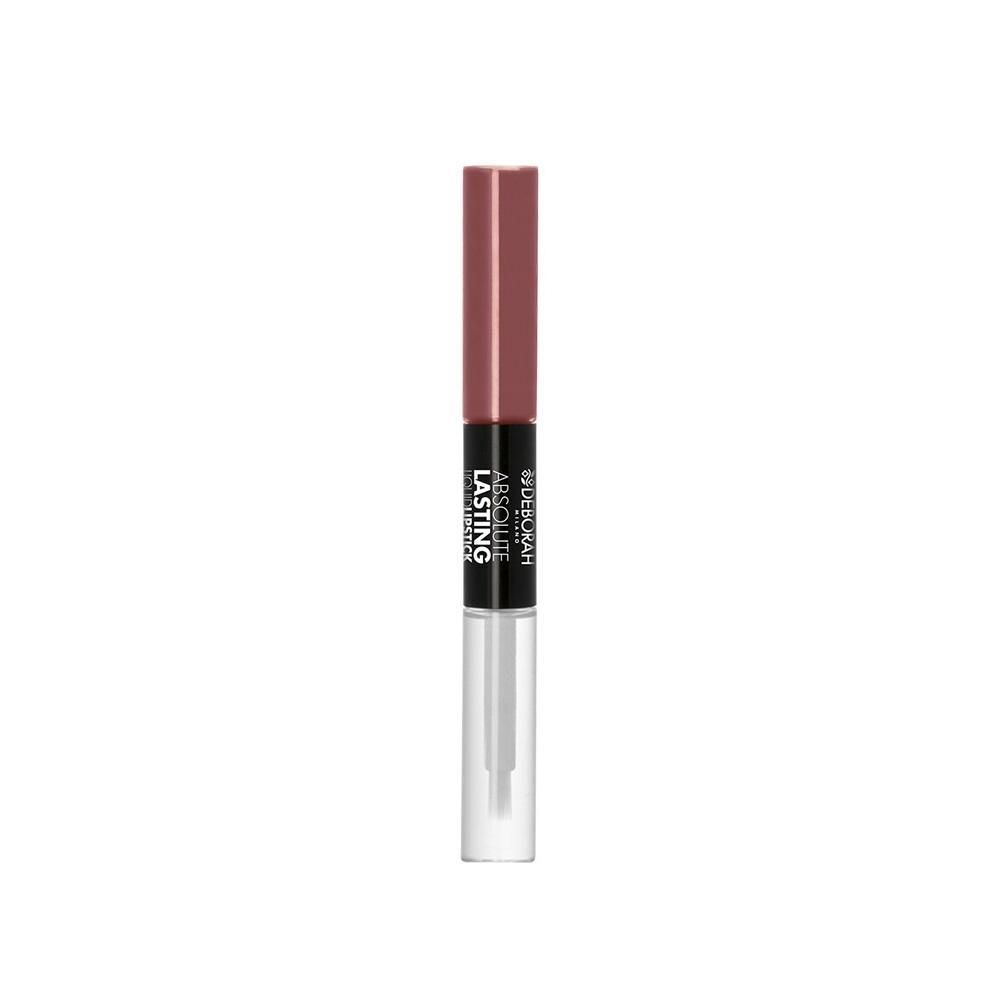Deborah Absolute Lasting Flüssiger Lippenstift, Rosaton.