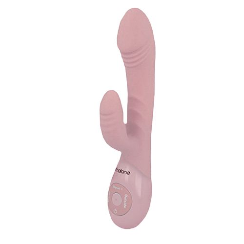 Rabbitvibrator "Dancer", 22,3 cm | 7 Vibrationsmodi, inkl. Stimmvibration | Nalone