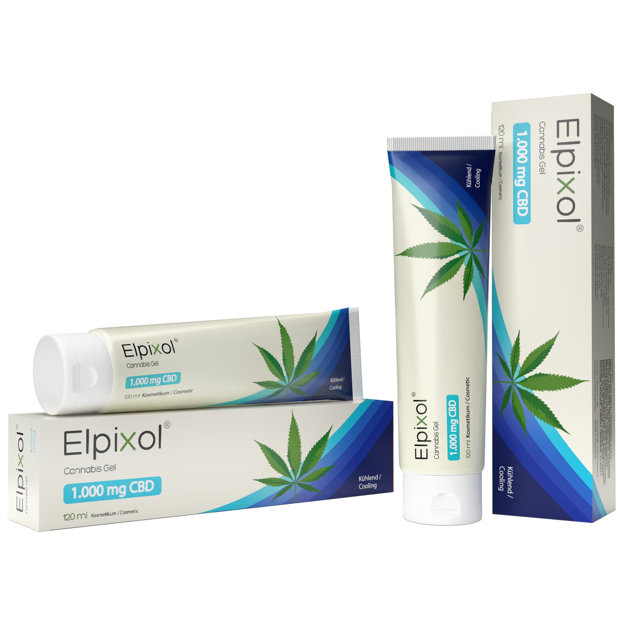 ELPIXOL® Cannabis Gel mit 1.000 mg CBD – Kühlgel