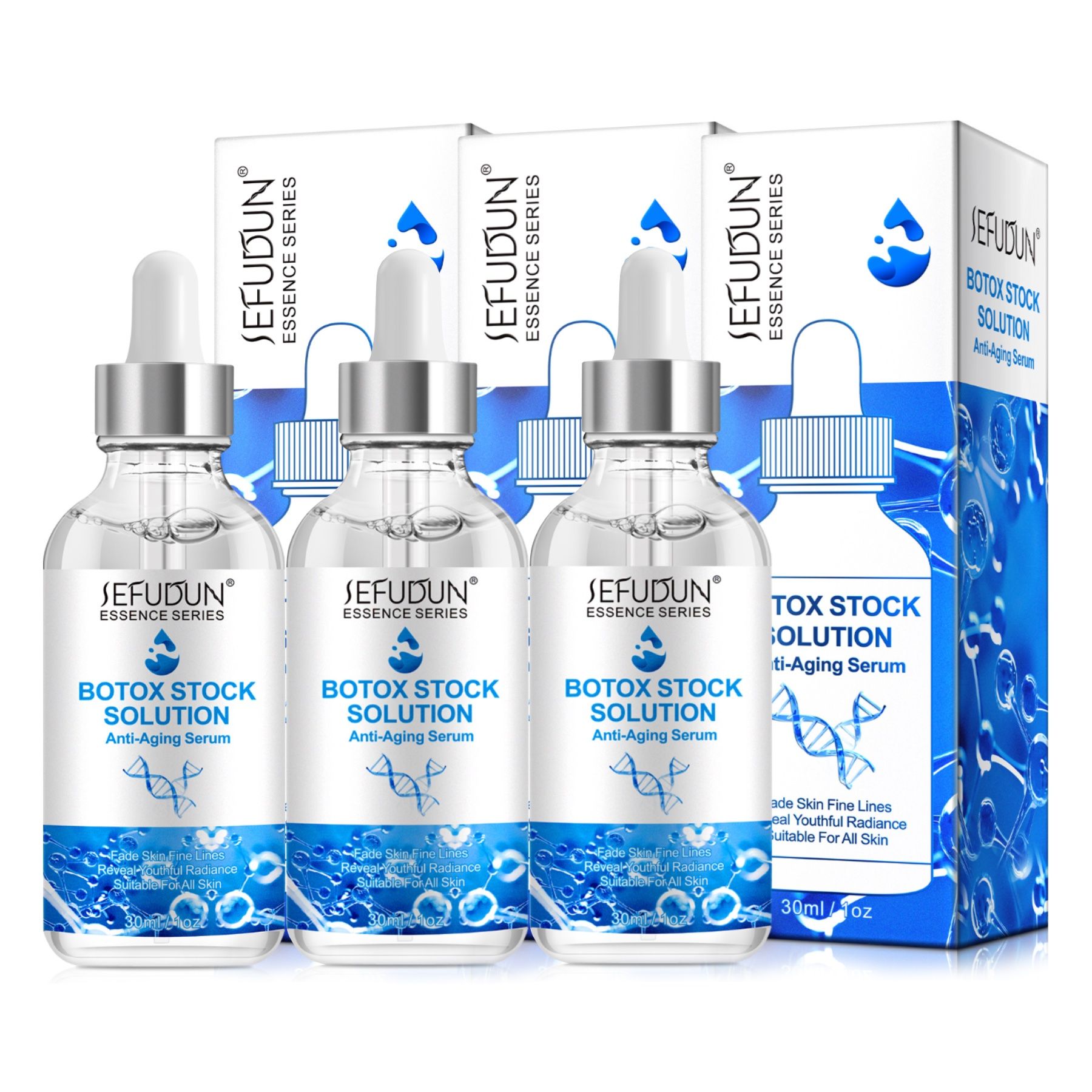 ALIVER Gesichtsserum Botox-Solution Anti-Aging für Gesicht