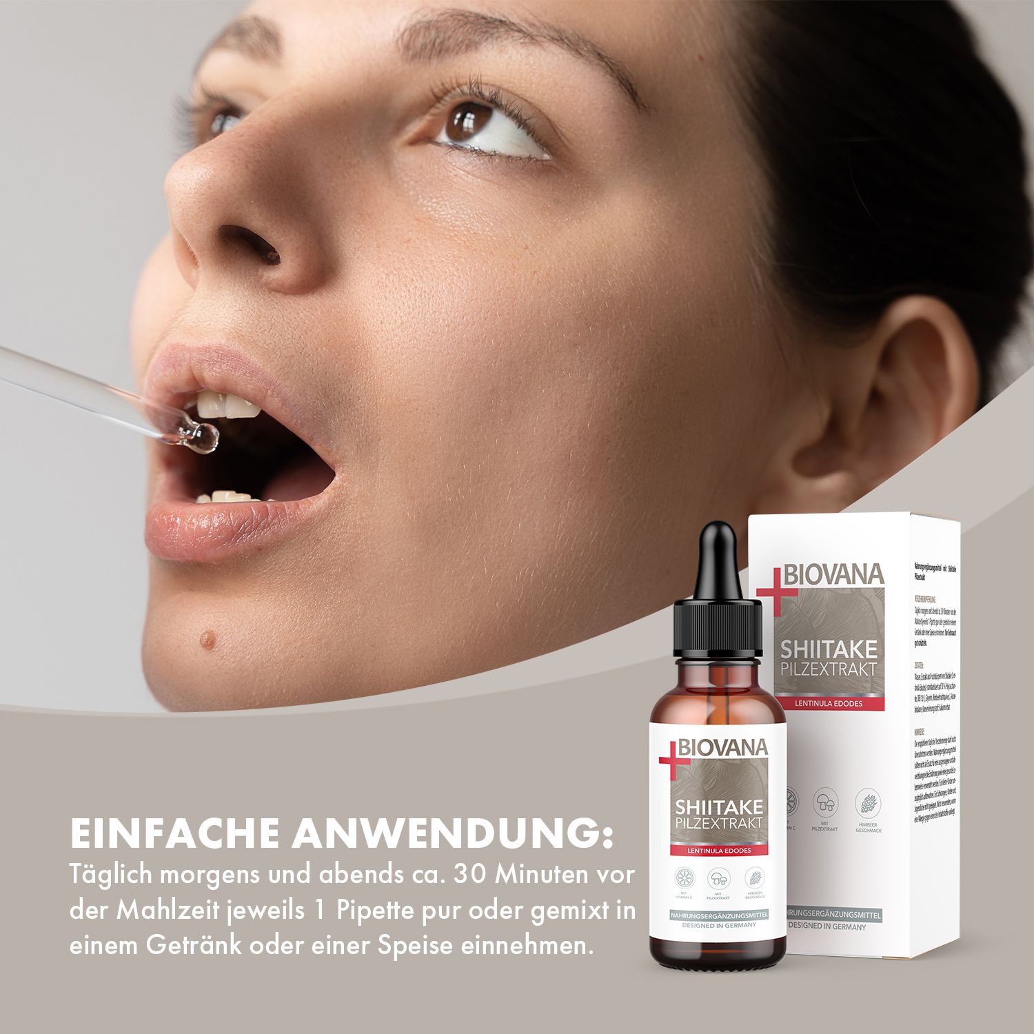 Biovana Shiitake Pilze Extrakt