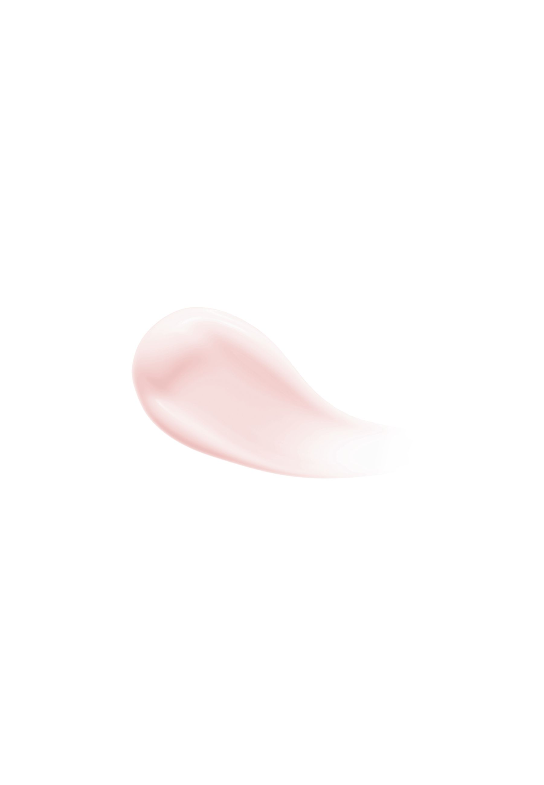 Rosa Gel-Strich auf weißem Hintergrund. Keine Produktinformationen sichtbar.