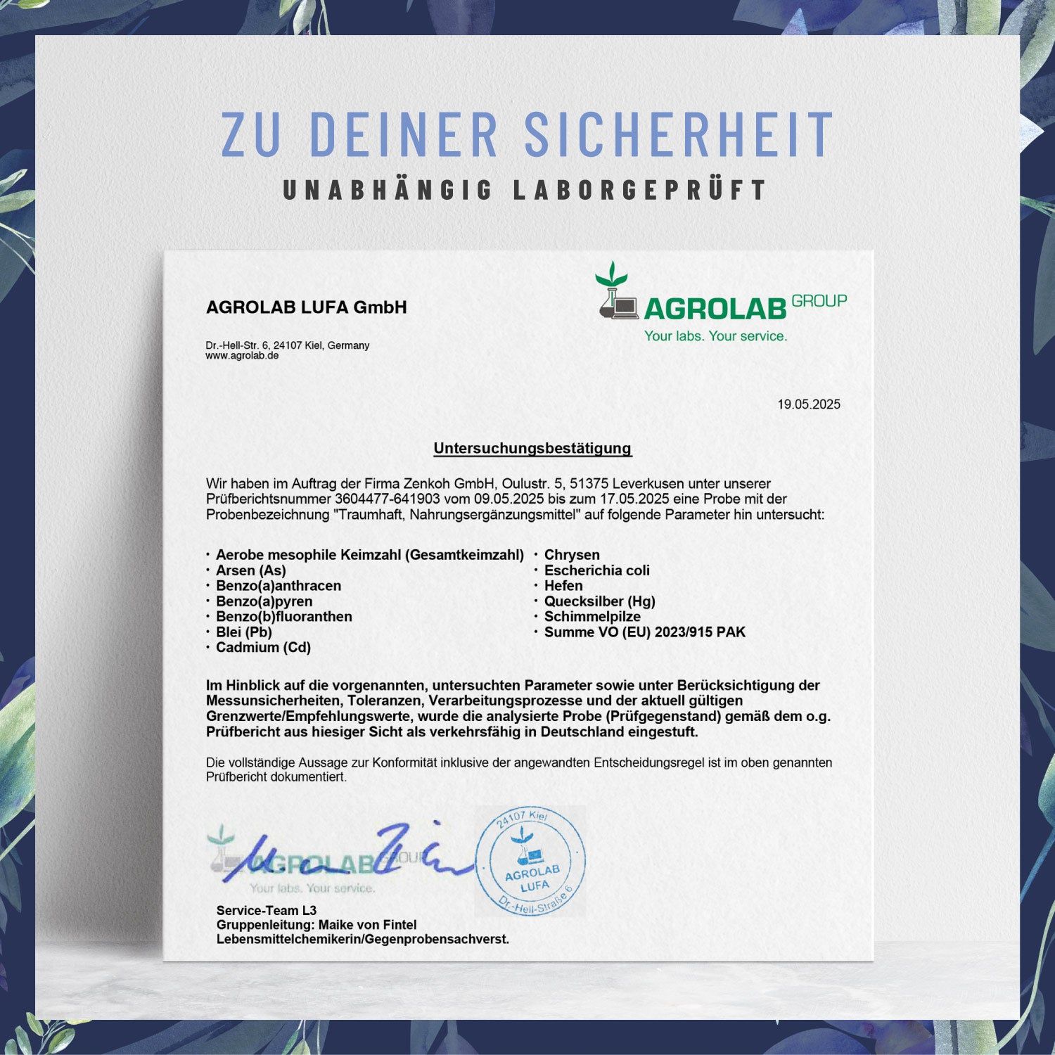 Melatonin Tropfen Komplex mit Pflanzenstoffen - Traumhaft - NATURTREU®