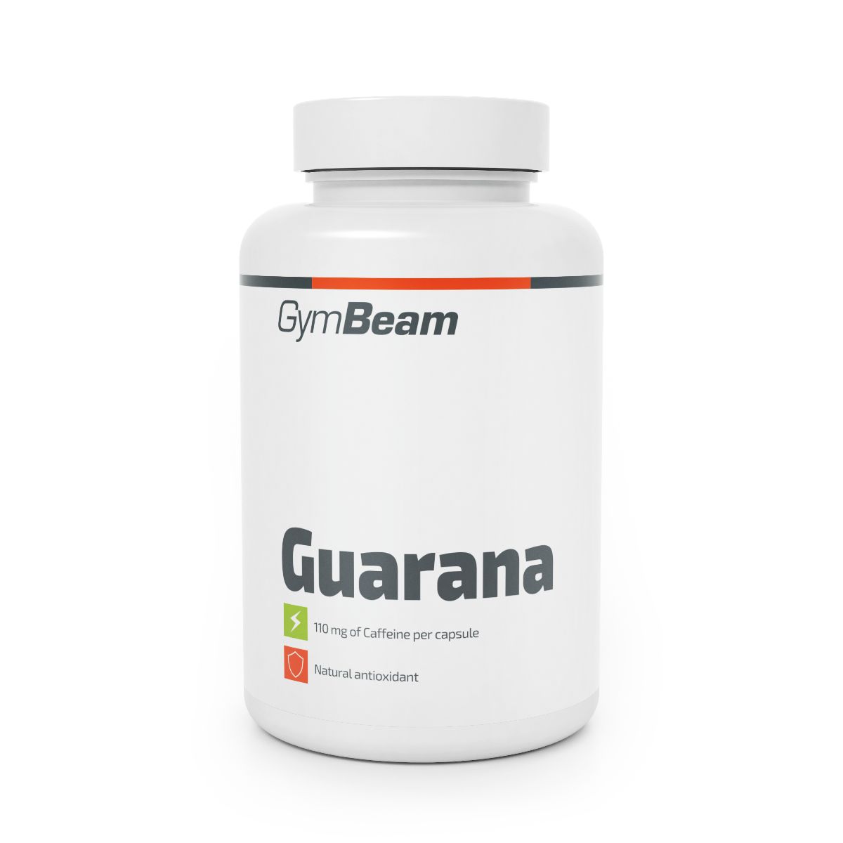 GymBeam Guarana Kapsel mit 110 mg Koffein pro Kapsel. Natürliches Antioxidans.