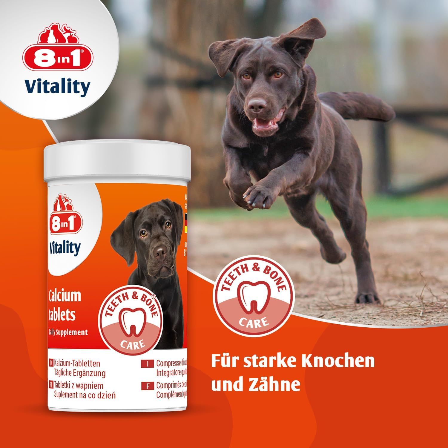 8in1 Kalzium Tabletten