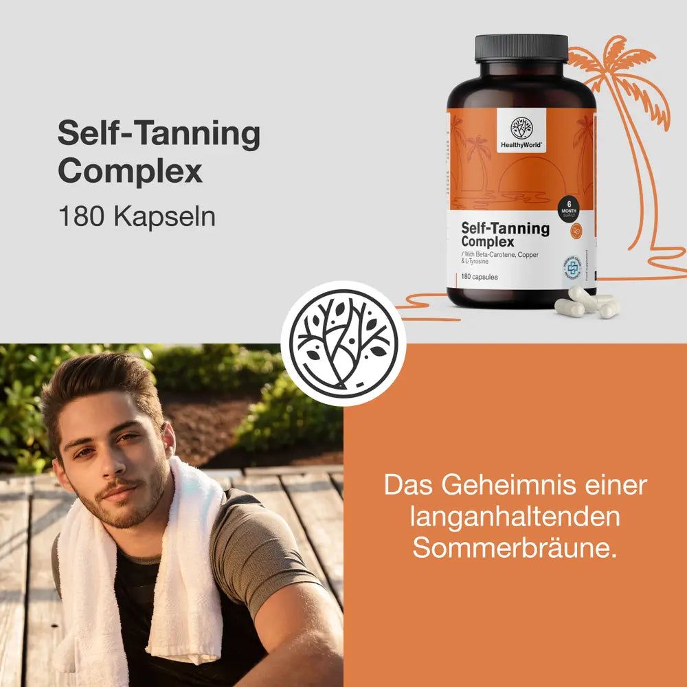 HealthyWorld Self-Tanning Complex – Unterstützung der natürlichen Bräune