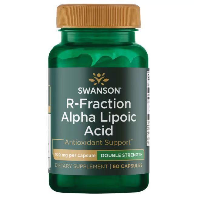 Grüne Flasche mit braunem Deckel. Etikett mit Produktnamen und Inhaltsangabe. "Antioxidant Support" und "60 Kapseln" sichtbar.
