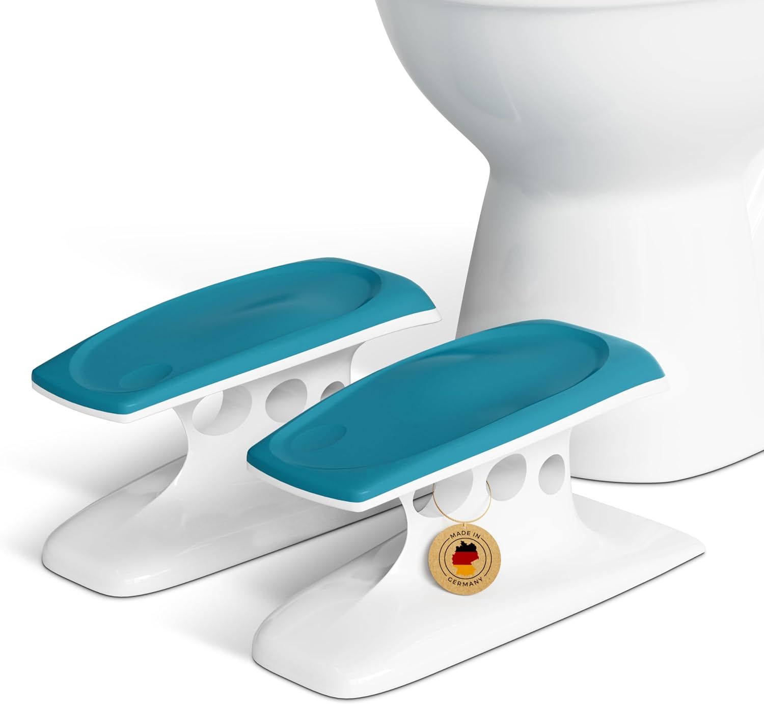 Original Dr. Berger Ralax Toilettenhocker, Türkis