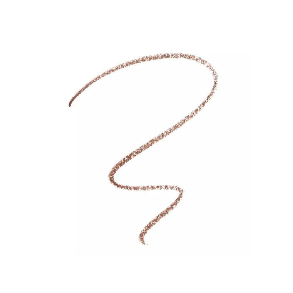 Strich des Augenbrauenstifts SLIM'MATIC ULTRA PRECISE WP 030-dunkel. Hellbraune Linie auf weißem Hintergrund.