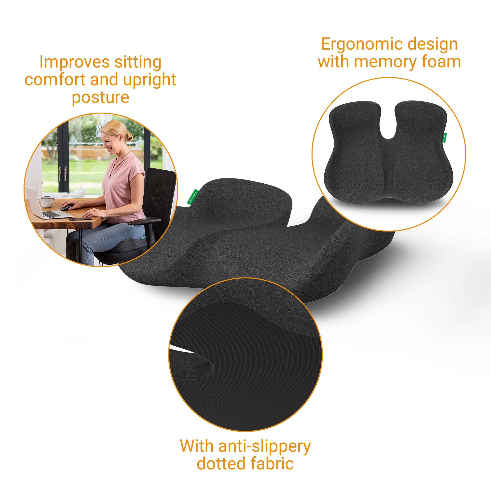medisana MC 100 Ergonomisches Sitzkissen