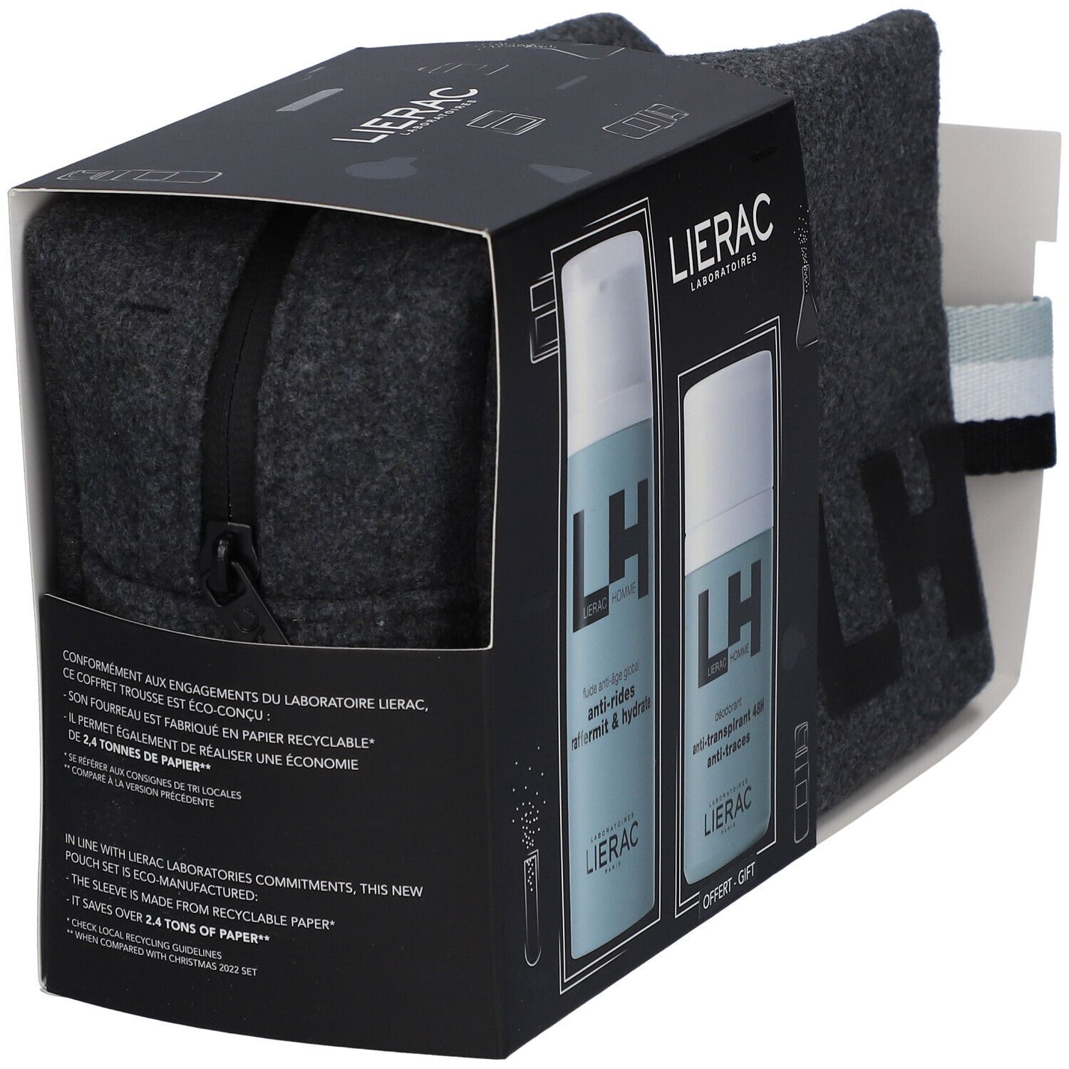 LIERAC HOMME Geschenkset Deodorant + Anti-Aging Fluid