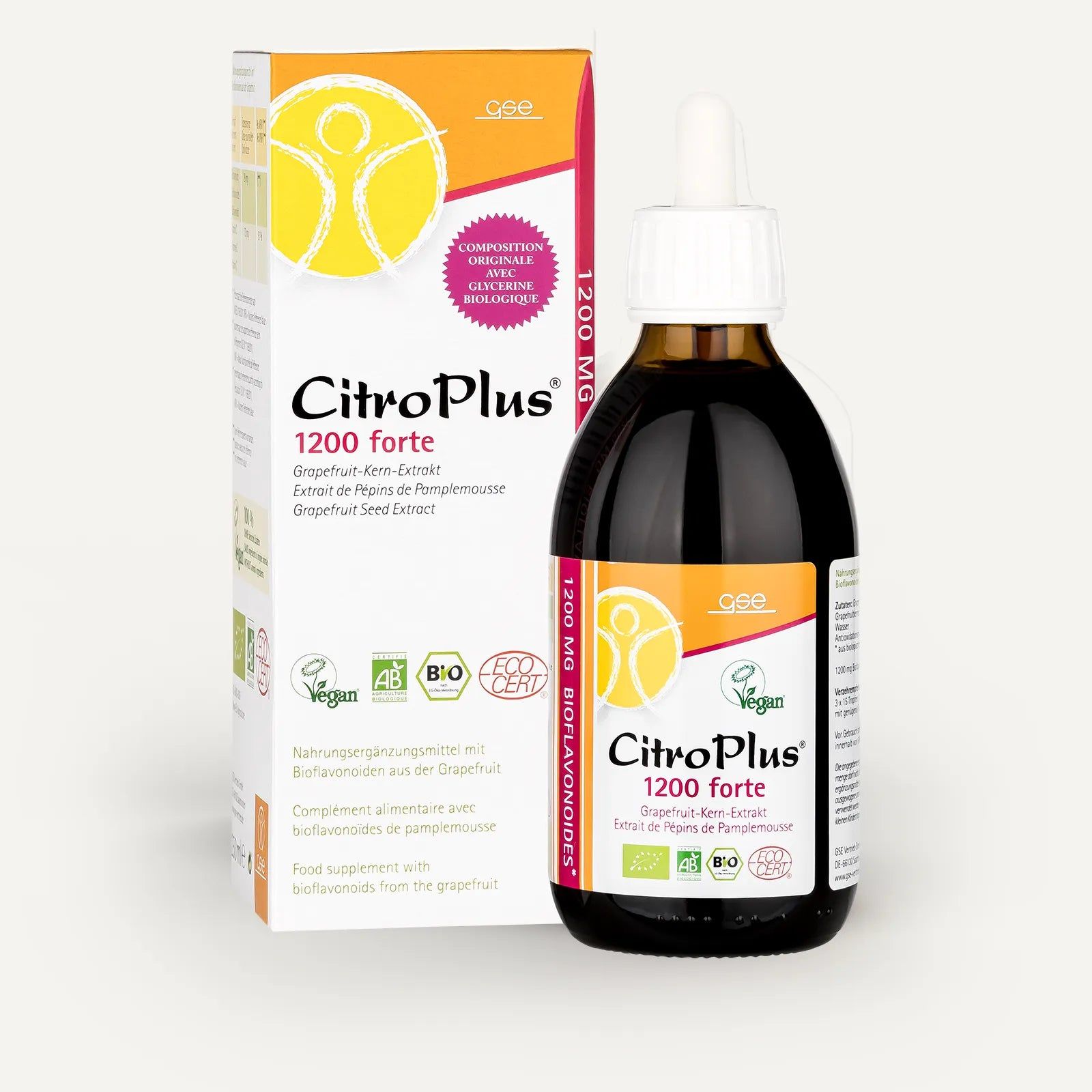 GSE CitroPlus® 1200 - Grapefruitkernextrakt (Bio)