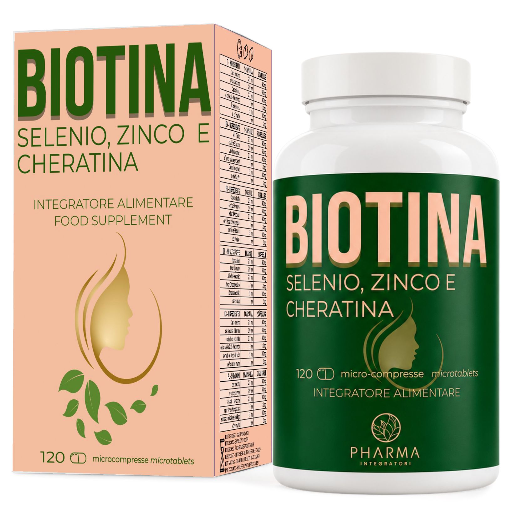 Biotin hochdosiert mit Zink Selen Tabletten für Haare Haarwachstum Biotin Zink Selen und Kieselsäure