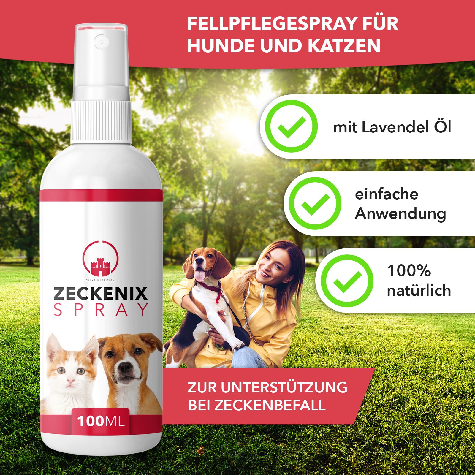Saint Nutrition® | Zeckenix Schutzspray