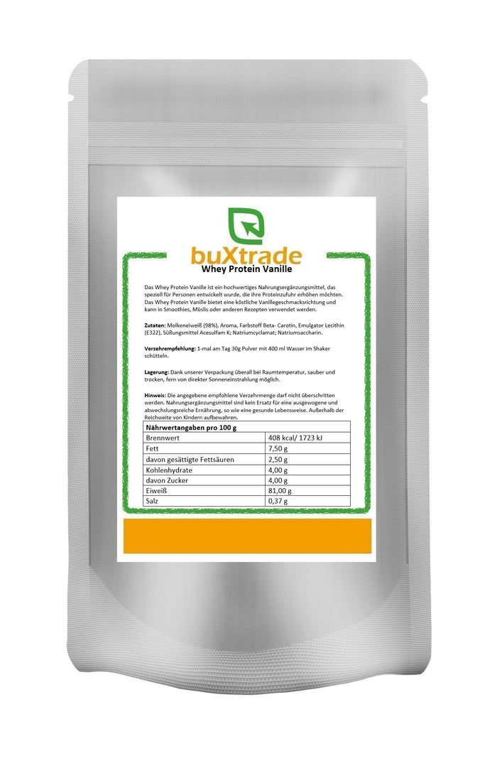 buXtrade Whey Protein Vanille