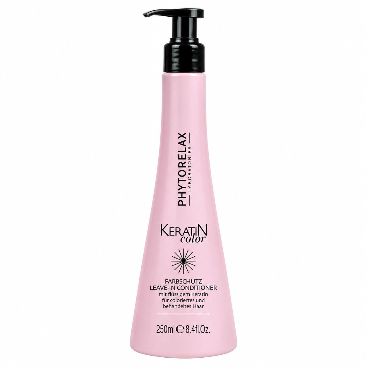 Rote Flasche mit Pumpspender, GYADA COSMETICS, Locken definierende Milch.
