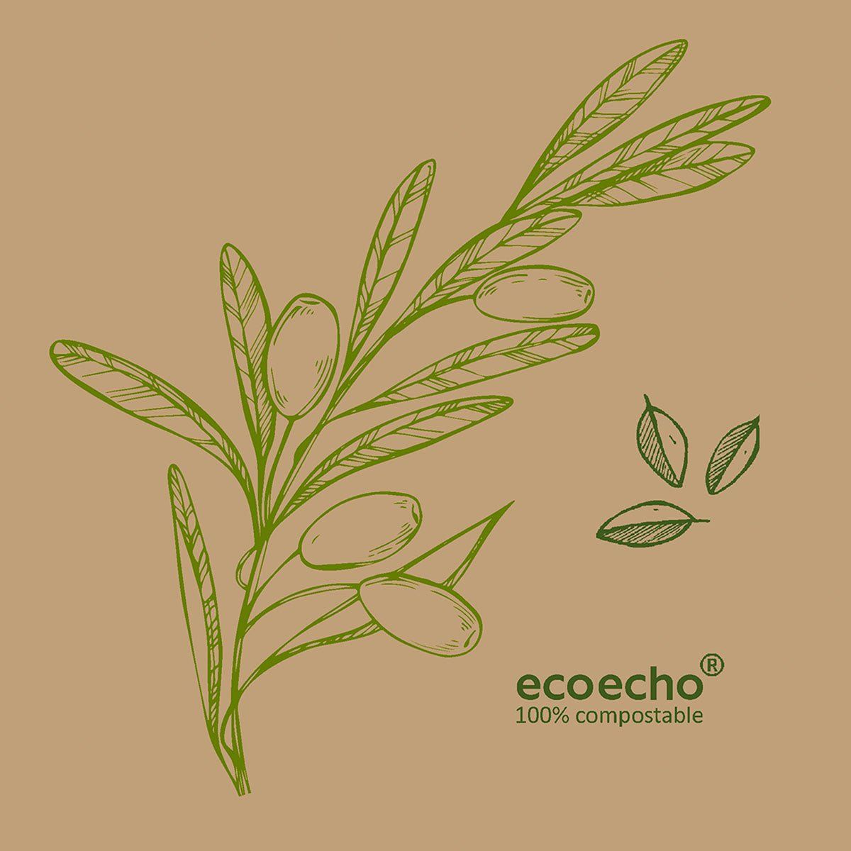 Dunisoft-Servietten 20 x 20   Veggies