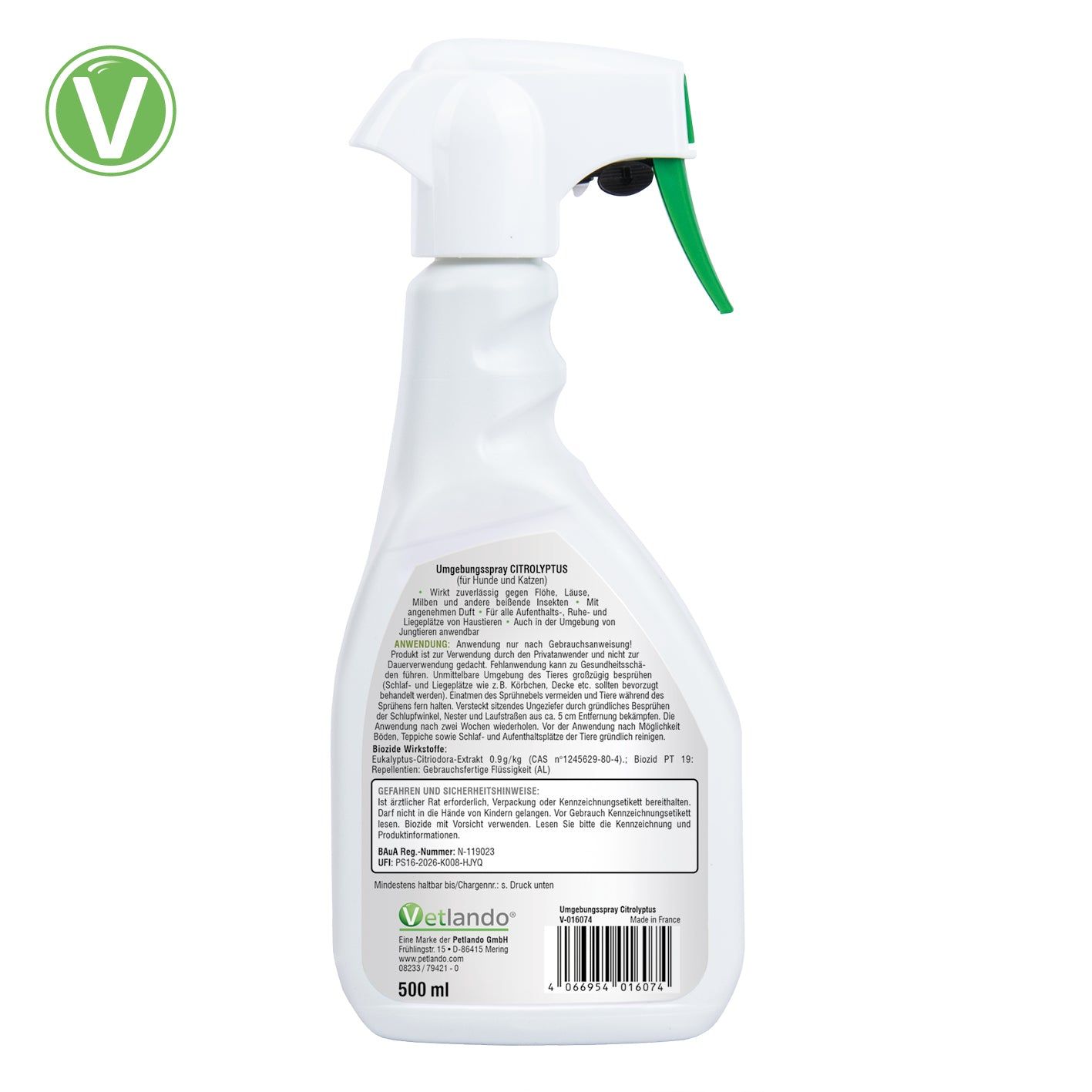 Vetlando Citrolyptus Umgebungsspray