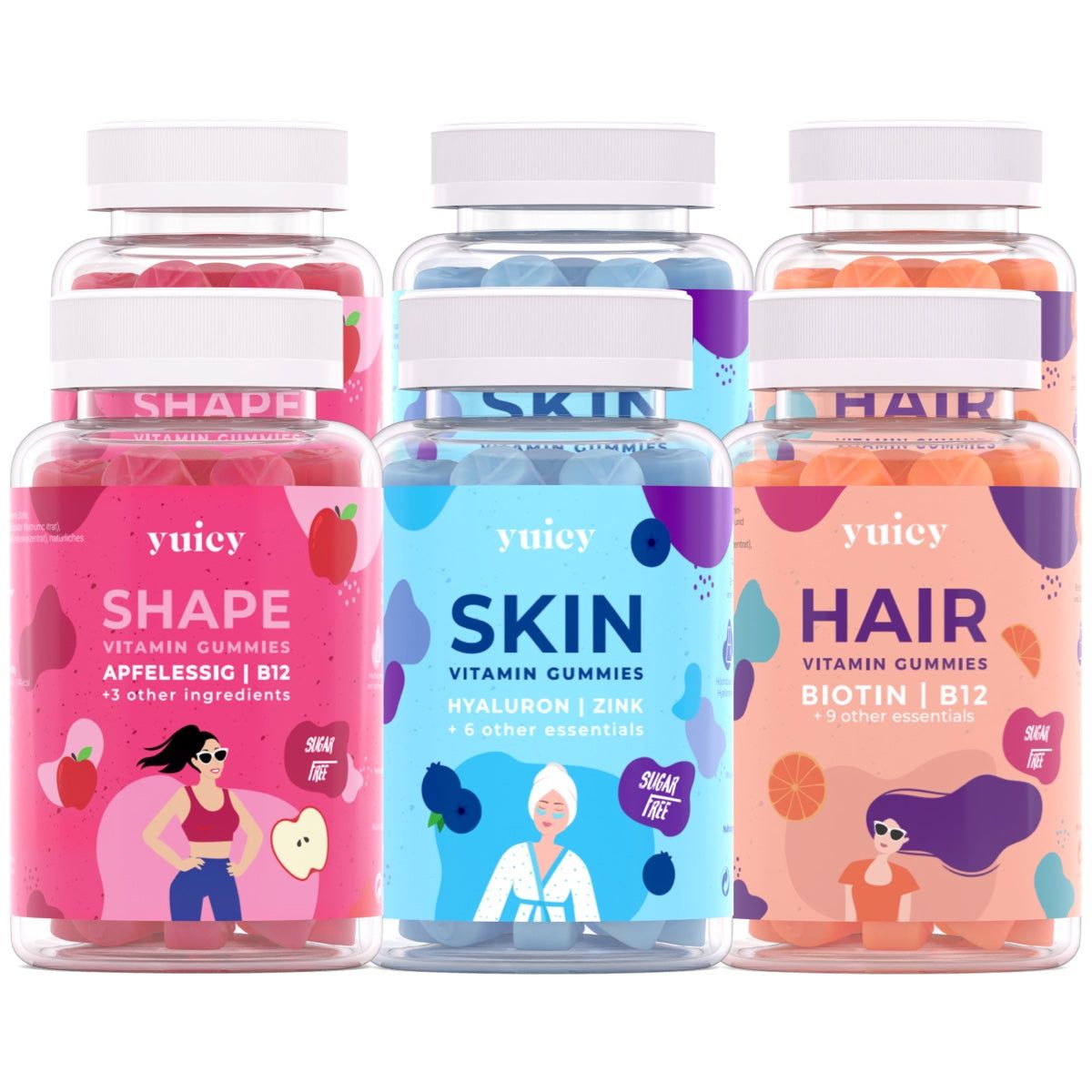 Hair, Skin & Shape Bundle | yuicy®