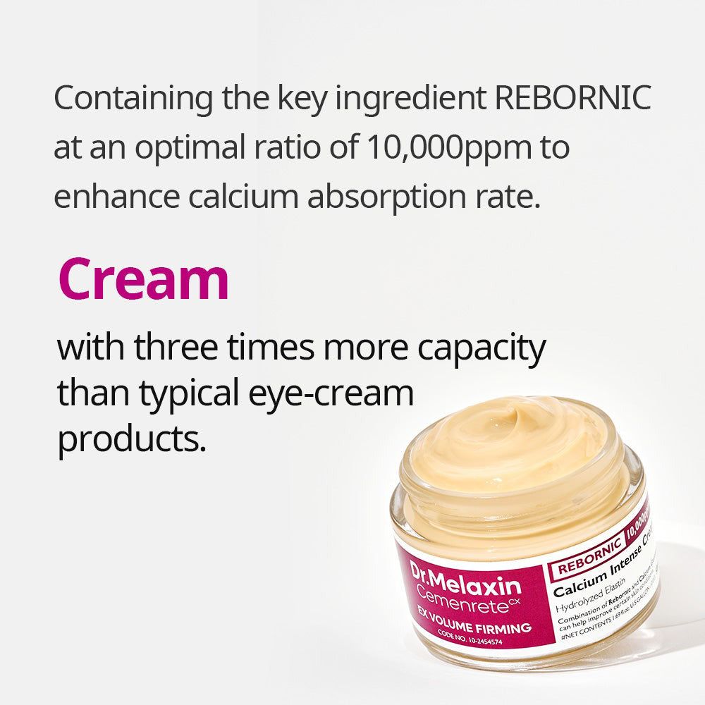Dr. Melaxin Cemenrete Calcium Intense Cream mit REBORNIC 10.000ppm.