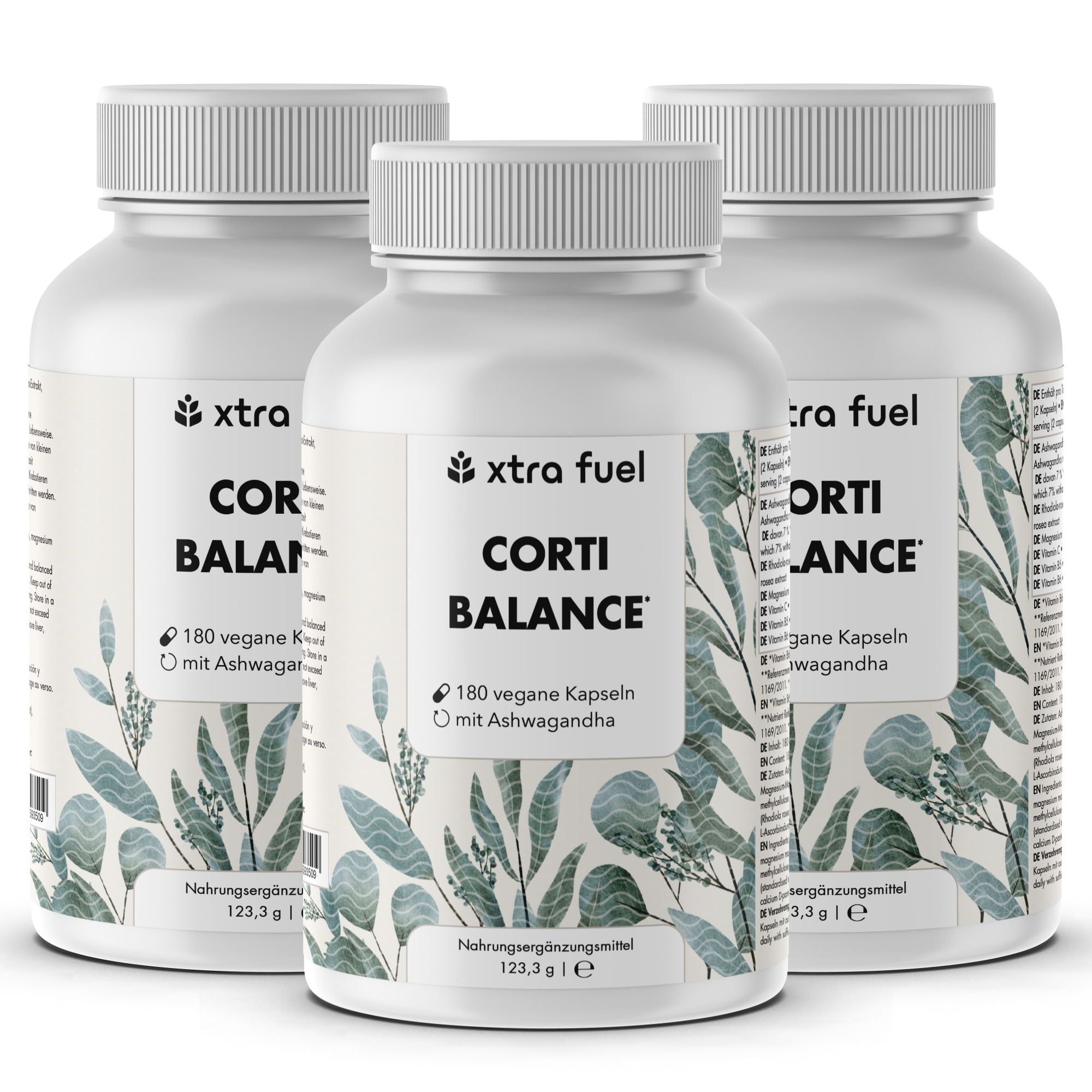 XTRA FUEL Corti Balance* - Nährstoffmix mit Ashwagandha (7 % Withanolide), Rhodiola & Vitamin B6