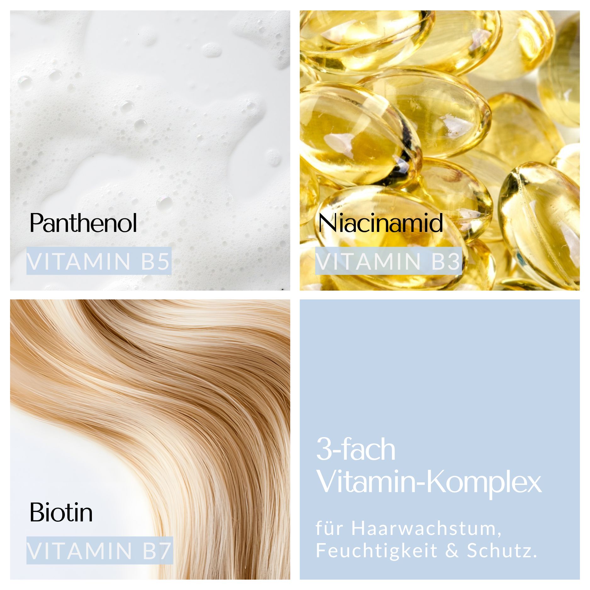Evocapil Plus: Speziell entwickelt nach Haartransplantation. Frei von Parabenen, Allergenen, Farbstoffen.