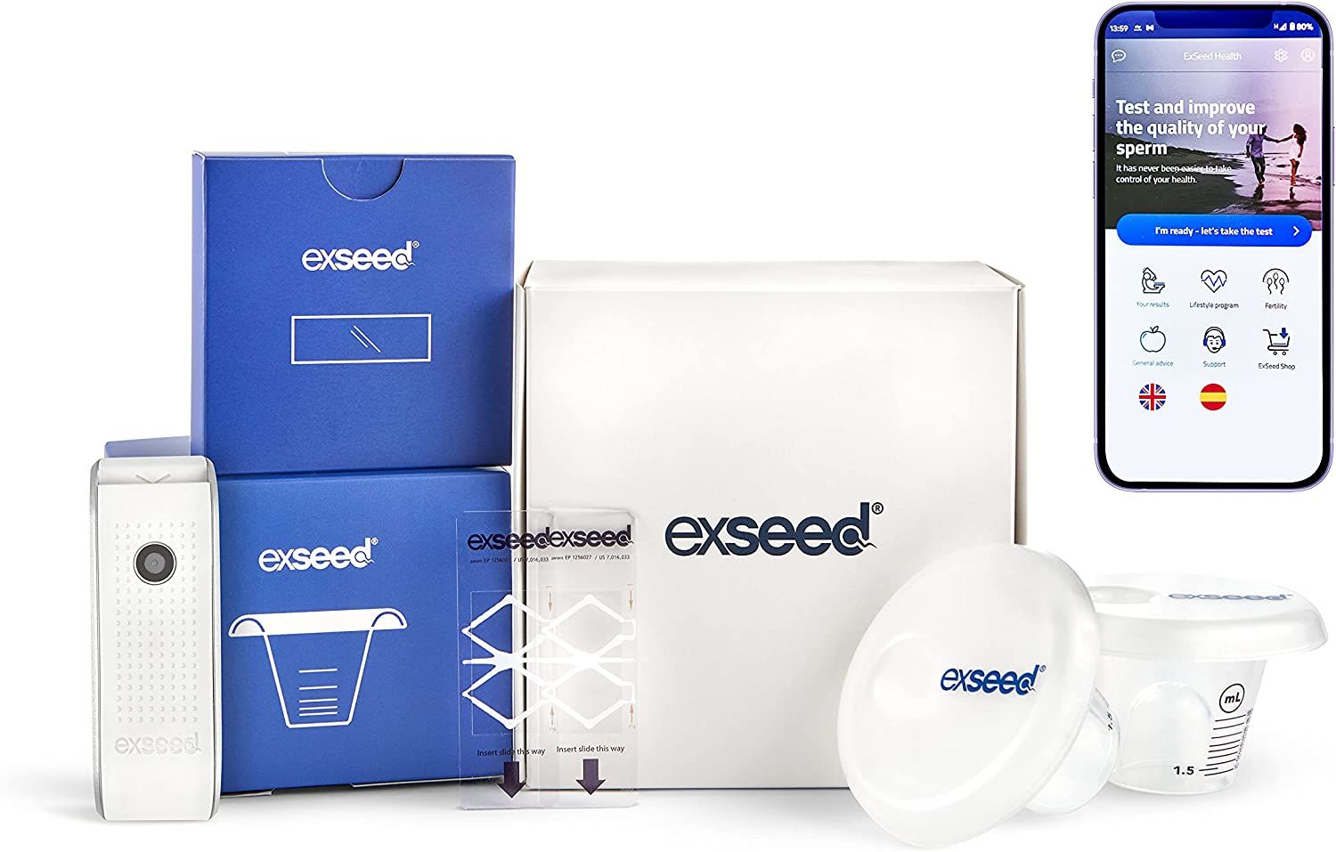 ExSeed Fruchtbarkeitstest für Männer - Das At-Home Testkit 1 St