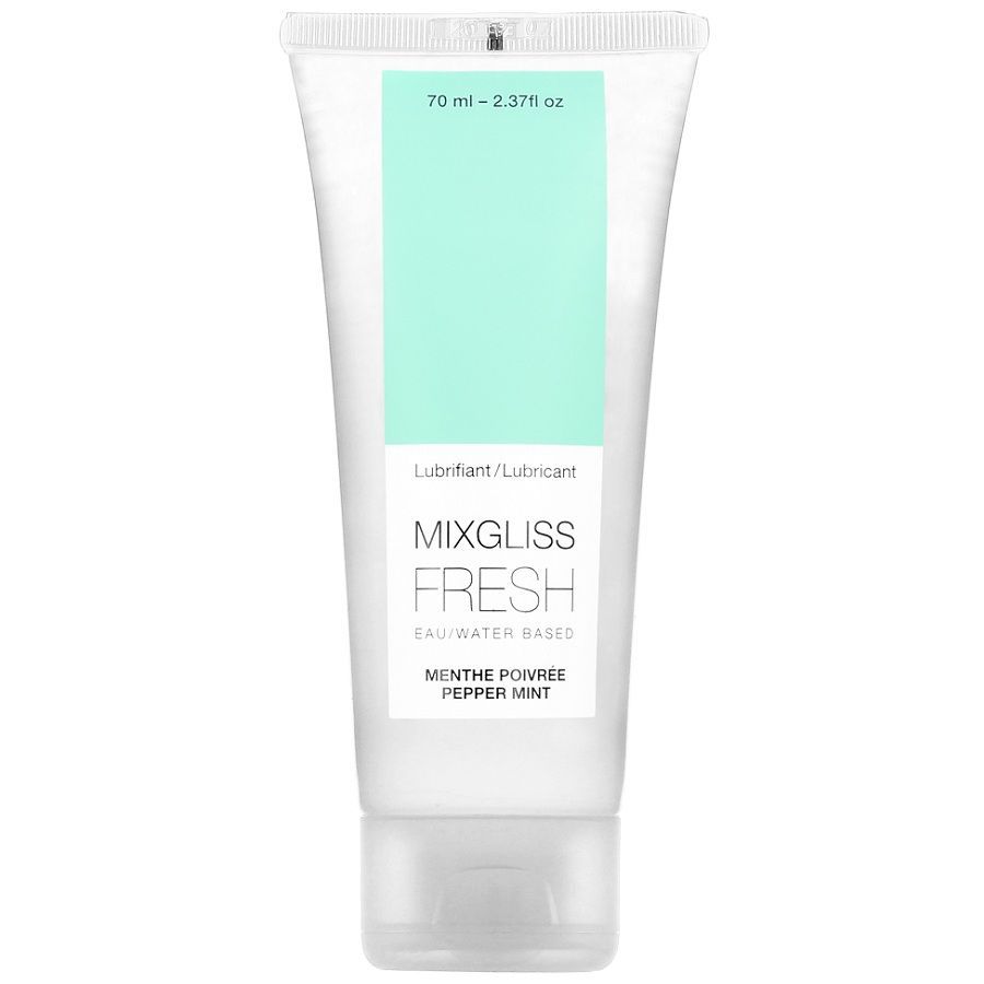 Mixgliss Fresh Gleitmittel auf Wasserbasis mit Pfefferminzgeschmack, 70 ml.