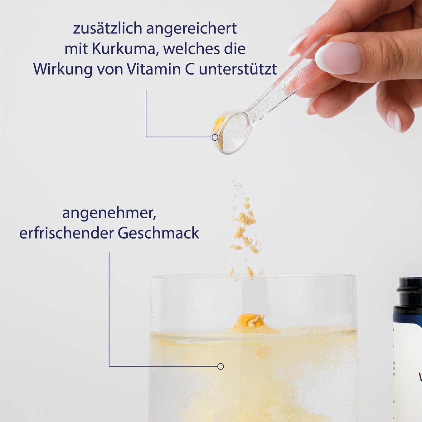 PuroMedica Vitamin C Pulver, 90 Portionen.