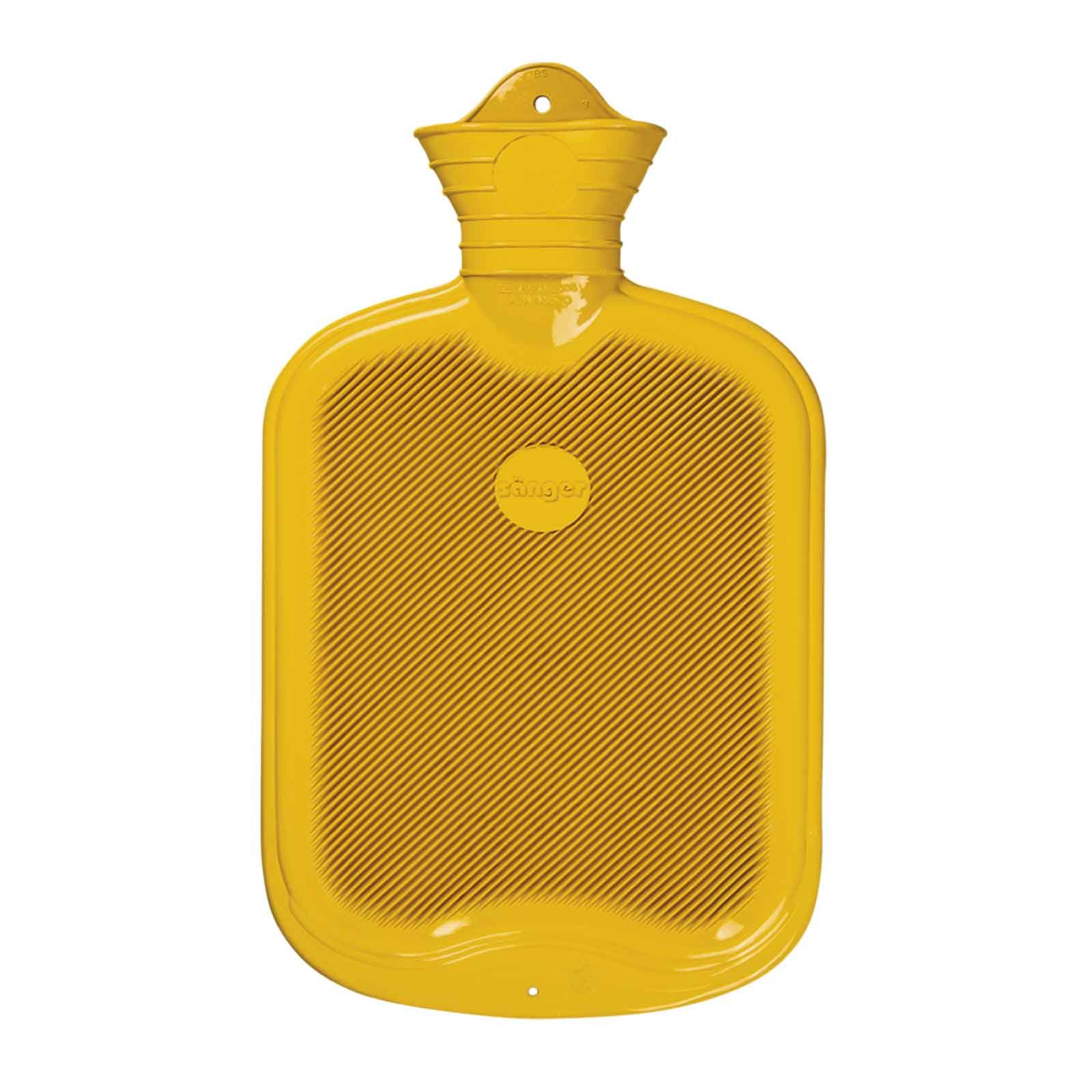 Sänger Wärmflasche einseitig mit Lamelle gelb