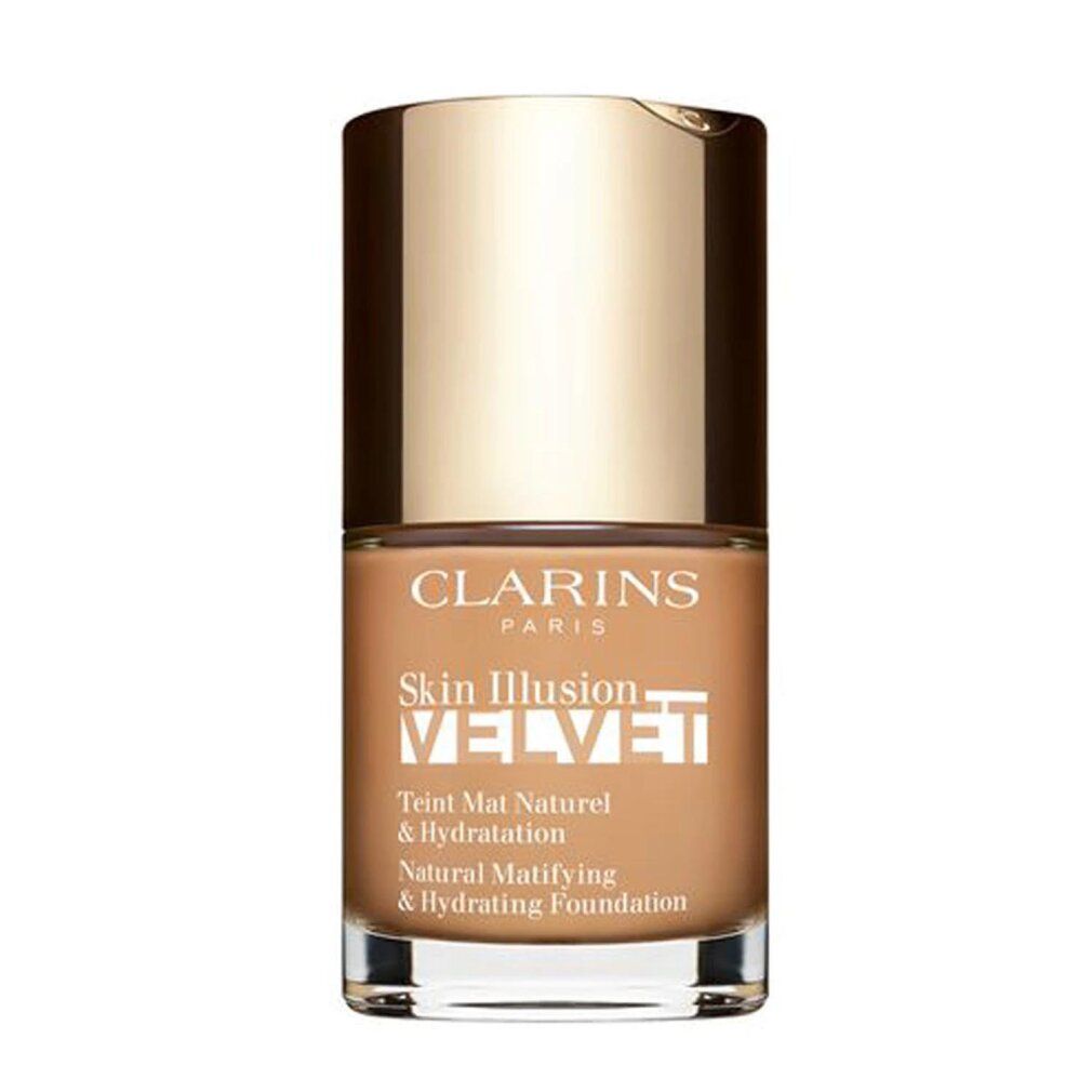Clarins Skin Illusion Velvet Flüssiges mattierendes Make-up