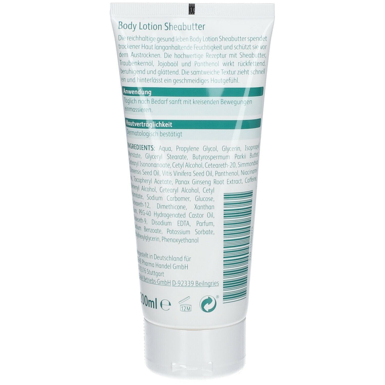 gesund leben  Bodylotion Sheabutter