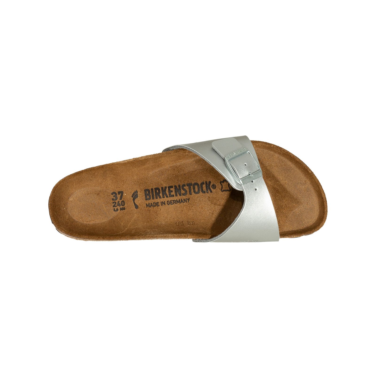 Birkenstock Madrid BF silber schmale Weite Gr. 37