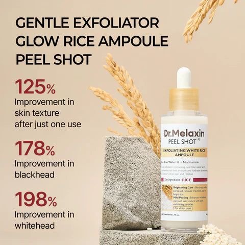 Dr.Melaxin Peel Shot Exfoliant White Rice Ampoule 80ml