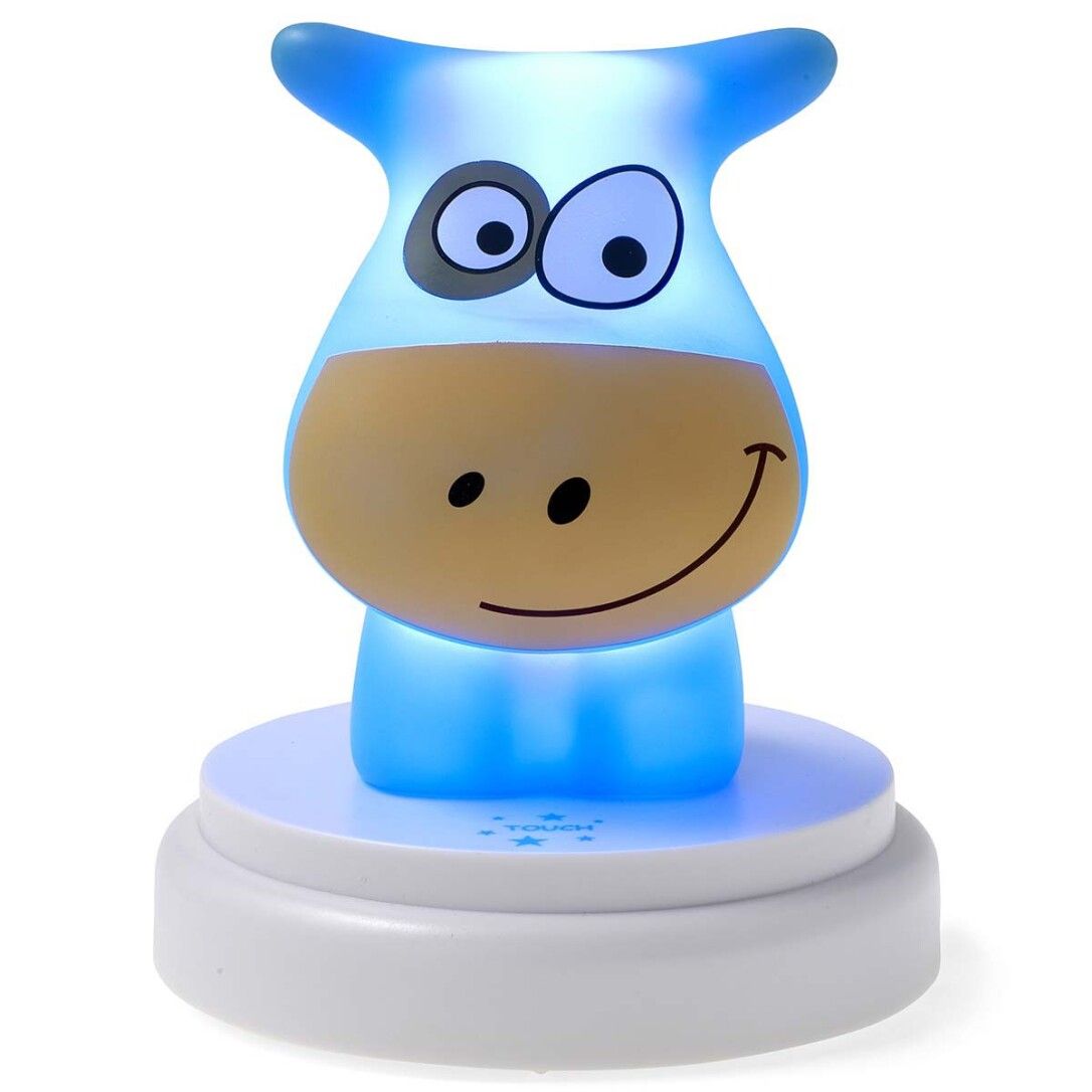 Alecto NAUGHTY COW LED Nachtlicht Kuhblau