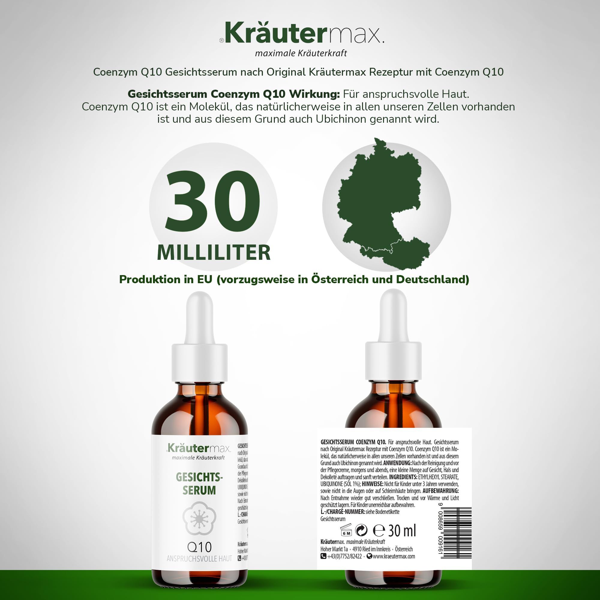 Kräutermax Gesichtsserum Coenzym Q10