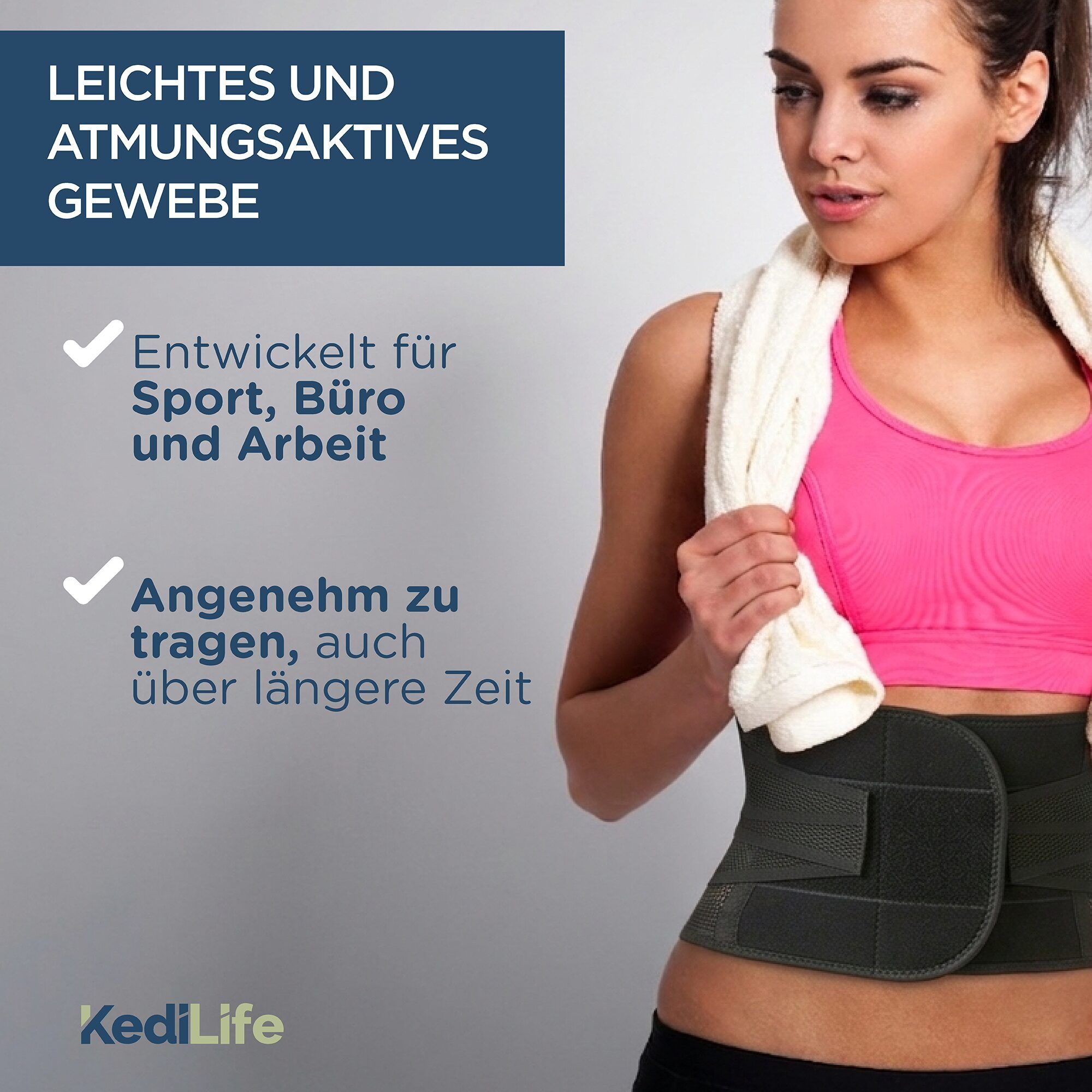 KediLife Rückenstützgürtel Lendenwirbelstütze