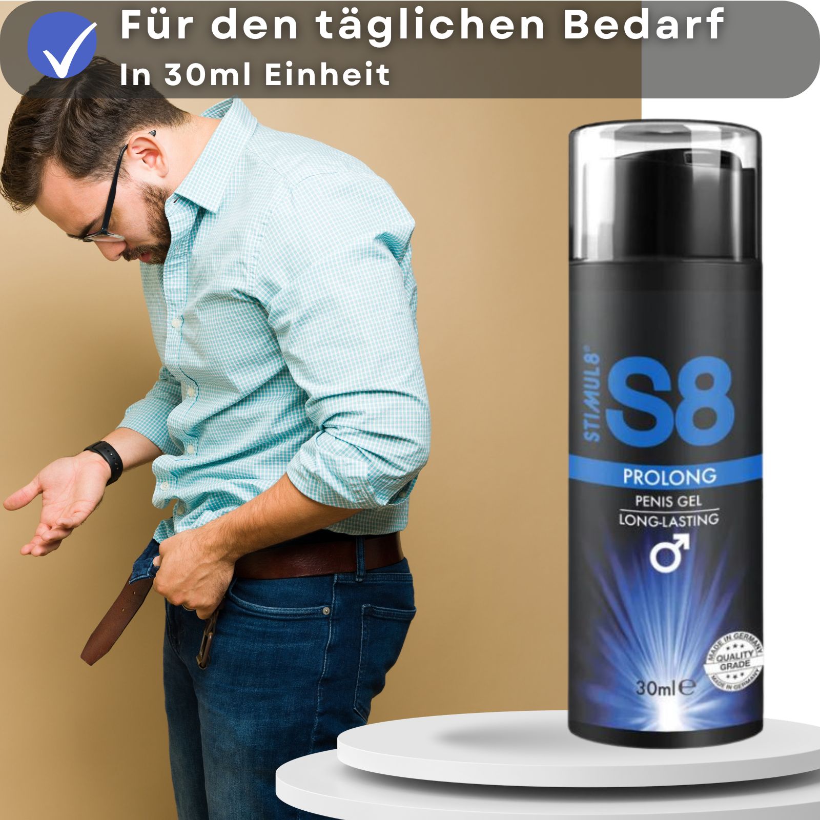 Verzögerungs - und Erektionsgel - S8 Prolong