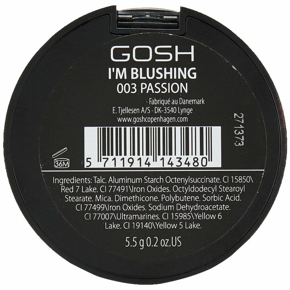 Schwarzer, runder Kosmetikbehälterboden mit Produktinformationen und Barcode. Enthält Inhaltsstoffe und Herstellerdetails.