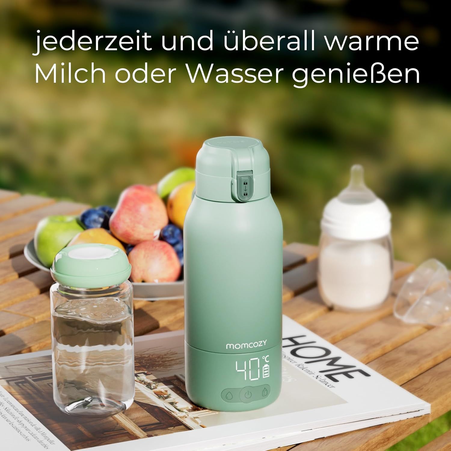 Momcozy MW05 Tragbarer Flaschenwärmer Baby