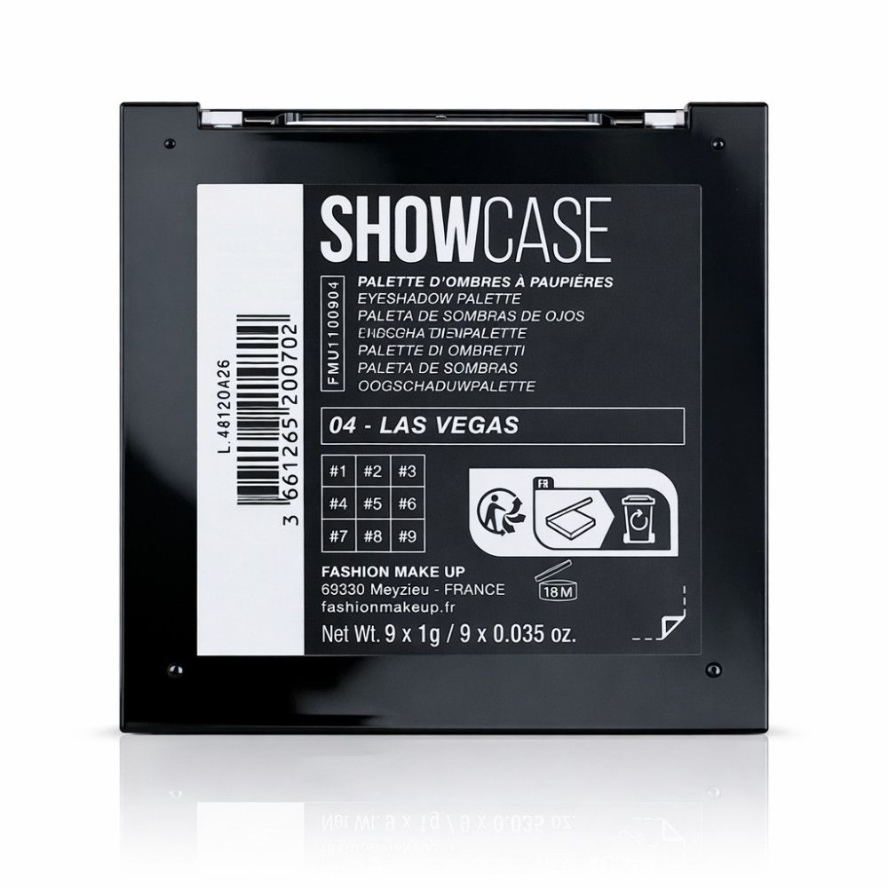 Fashion Make-up - Lidschattenpalette Showcase