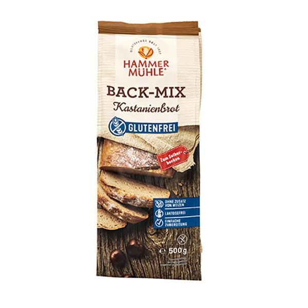 Hammermühle Back-Mix Kastanienbrot glutenfrei