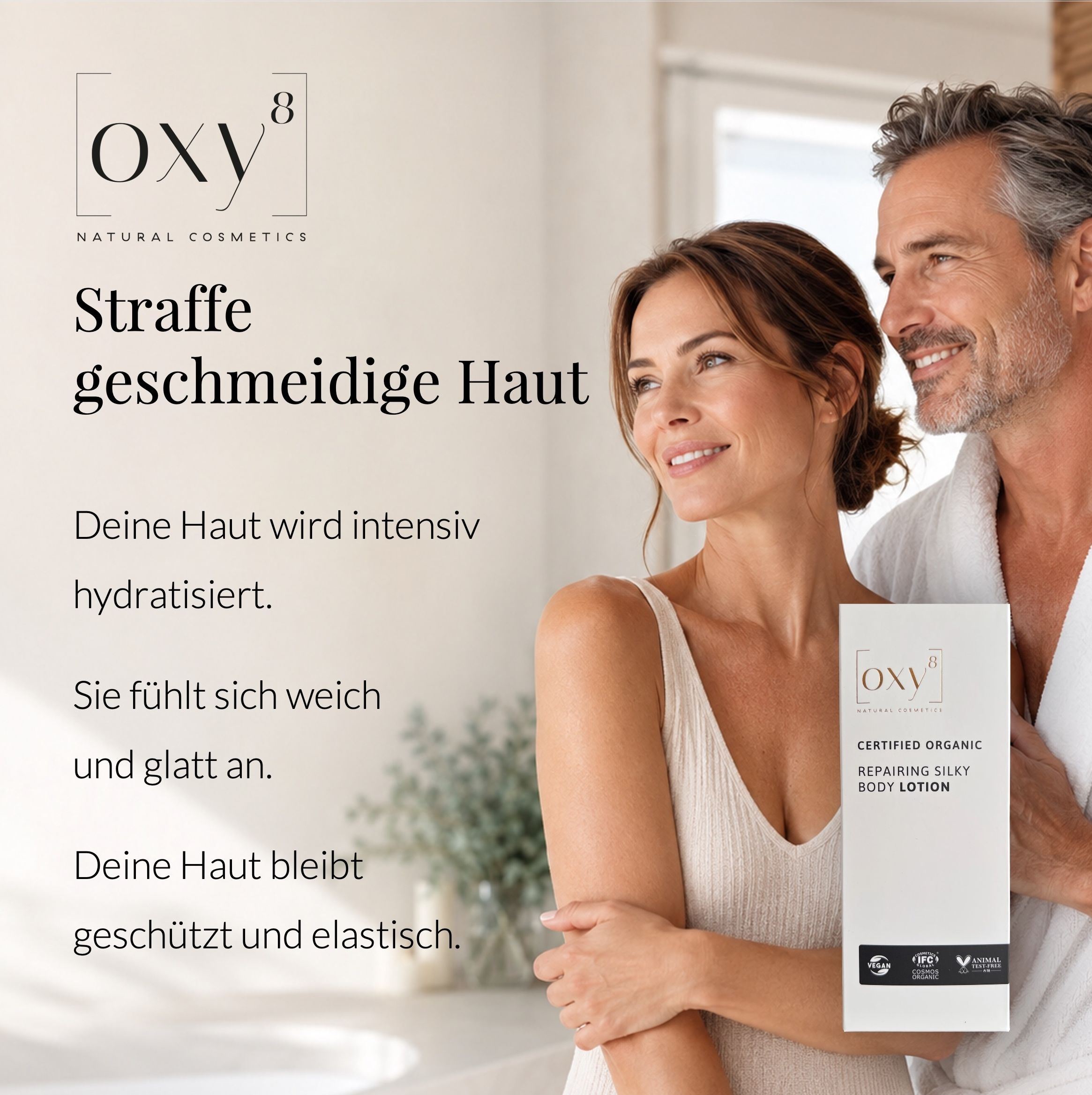 Nahaufnahme eines Gesichts mit Pflanzen