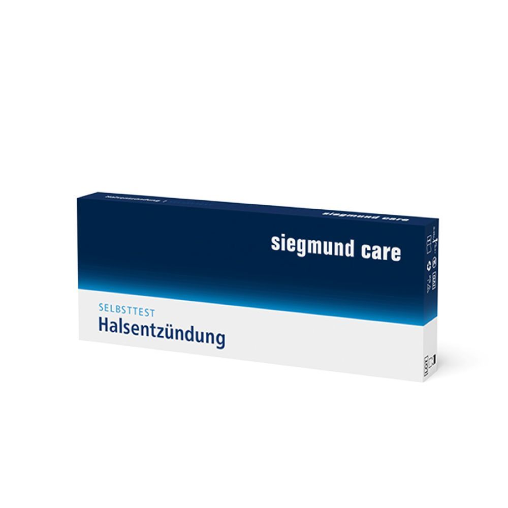 siegmund care Halsentzündung Selbsttest