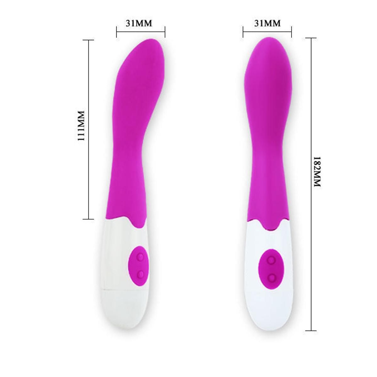 G-Punkt Vibrator “Bishop” | Hochwertiges Silikon, 30 Vibrationsmodi, flüsterleise | Pretty Love
