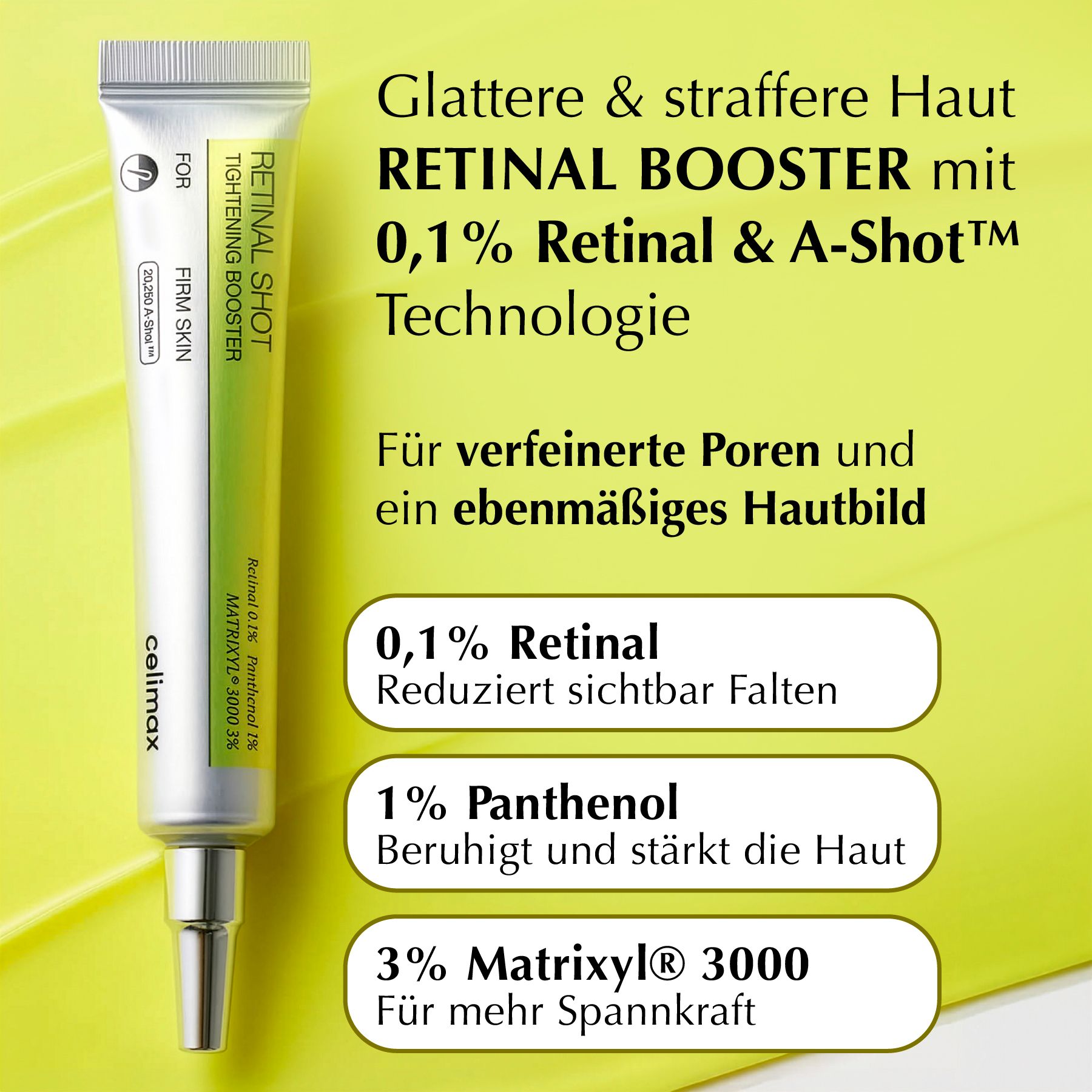 Celimax Retinal Shot Tightening Booster Anti-Falten Serum