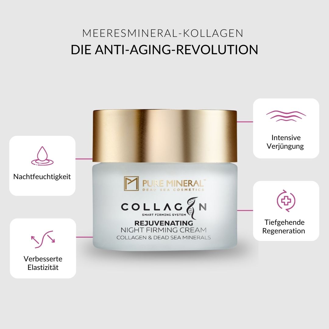 Pure Mineral - Straffende Nachtcreme Collagen