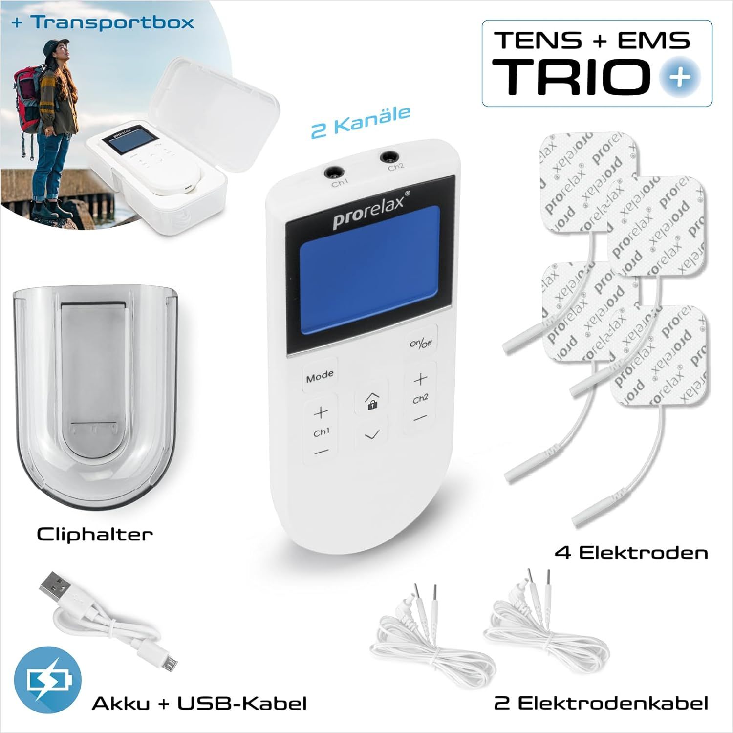 prorelax TENS/EMS Trio+