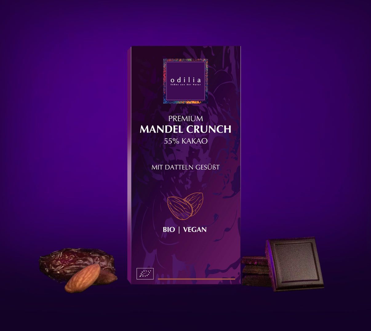 odilia Premium Mandel Crunch Schokolade