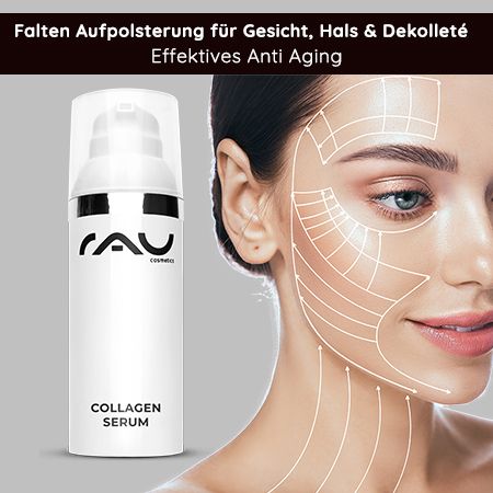 RAU Cosmetics Collagen Serum - Kollagen Anti-Aging Serum mit Hyaluronsäure und Trylagen™